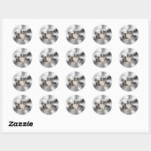 Stille Nacht - Australische Herder Ronde Sticker (Vel)