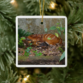 Stille nacht berg Bongo antilope kalf Keramisch Ornament