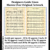 Stille Nacht & Dirigent bladmuziek DU9 Decoupage Tissuepapier