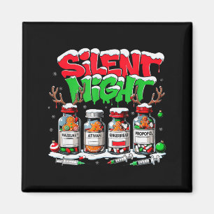 Stille Nacht Grappige Verpleegster Spoedeisende Hu Magneet