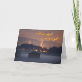 Stille nacht, heilige nacht feestdagen kaart