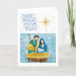 Stille Nacht, Heilige Nacht - Groeten - Kerstmis Feestdagen Kaart