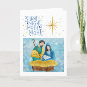 Stille Nacht, Heilige Nacht - Groeten - Kerstmis Feestdagen Kaart