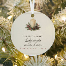 Stille Nacht Heilige Nacht Kerst Ornament