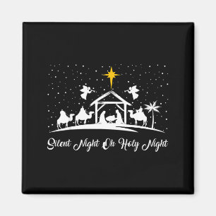 Stille Nacht Heilige Nacht Kerststal Christelijk C Magneet