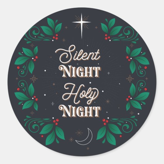 Stille Nacht, Heilige Nacht Stickers (Voorkant)
