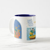 Stille Nacht, Heilige Nacht Vakantie Mok (Voorkant links)