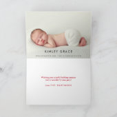 Stille Nacht | het Wenskaart van de Aankondiging (Binnen)