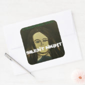 STILLE NACHT INDICA VIERKANTE STICKER (Envelop)