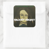 STILLE NACHT INDICA VIERKANTE STICKER (Tas)
