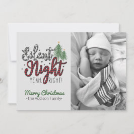 Stille nacht Ja Juist Kerst Kaart