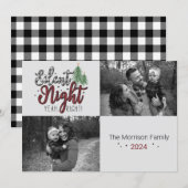 Stille Nacht Ja Toch! Kerstkaart (Voorkant / Achterkant)