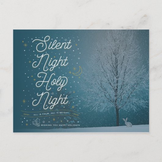 STILLE NACHT / Kerstkaart Feestdagenkaart (Voorkant)