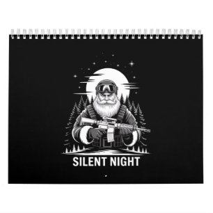 Stille Nacht Kerstman Kerst Militaire Veteraan Kalender