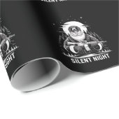 Stille Nacht Kerstman Militaire Veteraan Cadeaupapier (Rol Hoek)