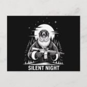Stille Nacht Kerstman Militaire Veteraan Feestdagenkaart (Voorkant)