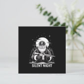 Stille Nacht Kerstman Militaire Veteraan Feestdagenkaart (Staand voorkant)