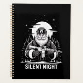 Stille Nacht Kerstman Militaire Veteraan Planner (Voorkant)