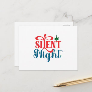 Stille Nacht Kerstmis Briefkaart