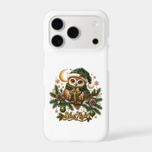 Stille Nacht Kerstuil Witte iPhone Hoesje