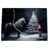 Stille Nacht - Mooi Paard en Kerstmis Groot Cadeauzakje (Voorkant)