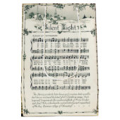 Stille Nacht Muziek Blad Gift Bag Medium Cadeauzakje (Achterkant)