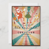 Stille nacht niet vanavond Groovy Kerstmis Verjaar Kaart (Voorkant)