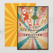 Stille nacht niet vanavond Groovy Kerstmis Verjaar Kaart (Voorkant / Achterkant)