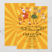 Stille nacht? Niet vanavond kerstfeest Kaart (Voorkant / Achterkant)