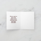 Stille Nacht - Rembrandt 1640. Feestdagen Kaart (Binnen)