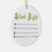 Stille nacht witte ornament (Rechts)