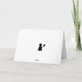 Stille nachten, gezellige lichten" feestdagen kaart (Achterkant)