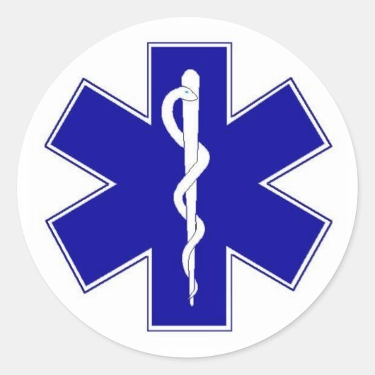 Stille nachten! -stickers ronde sticker (Voorkant)