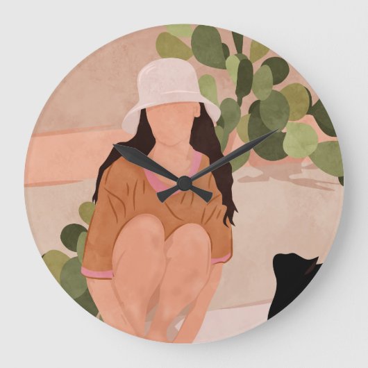 Stille namiddag grote klok (Voorkant)