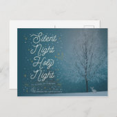 STILLE NIGHT / Kerstansichtkaart Feestdagenkaart (Voorkant / Achterkant)