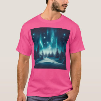Stille Nightfall Glittering Pines Midnight's Peace T-shirt