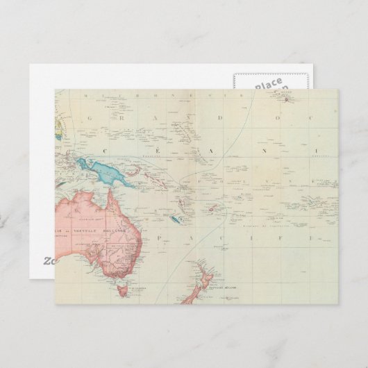 Stille Oceaan 10 Briefkaart (Voorkant / Achterkant)