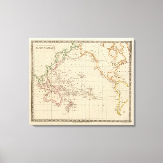 Stille Oceaan 4 Canvas Afdruk (Voorkant)
