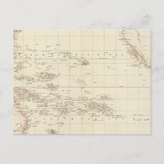 Stille Oceaan Briefkaart (Voorkant)