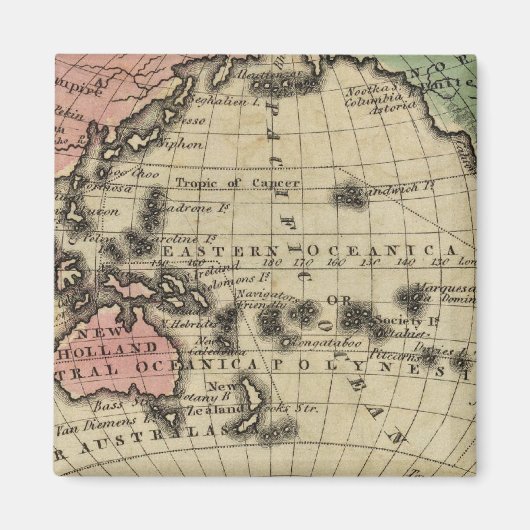 Stille Oceaan, Britse eilanden Magneet (Voorkant)