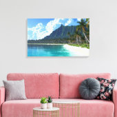 Stille Oceaan Canvas Afdruk (Insitu (Woonkamer))