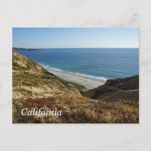 Stille Oceaan in Californië Briefkaart (Voorkant)