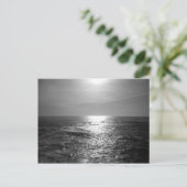 Stille Oceaan in het Monochrome Briefkaart (Staand voorkant)