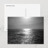 Stille Oceaan in het Monochrome Briefkaart (Voorkant / Achterkant)