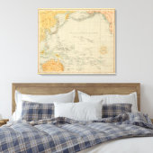 Stille Oceaan nr. 1 Canvas Afdruk (Insitu (Slaapkamer))