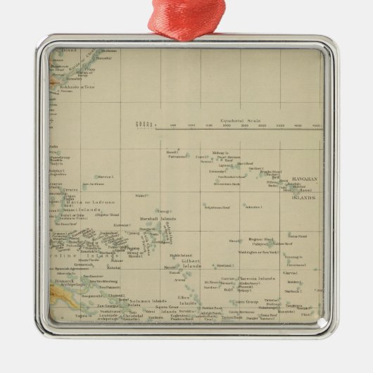 Stille Oceaan nr. 1 Metalen Ornament (Voorkant)