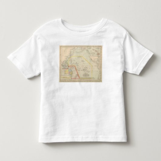 Stille Oceaan, Oceaangebied Kinder Shirts (Voorkant)