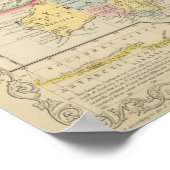 Stille Oceaan, Oceaangebied Poster (Hoek)