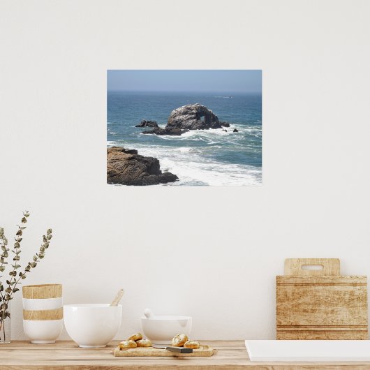 Stille Oceaan, San Francisco, CA Poster (Keuken)