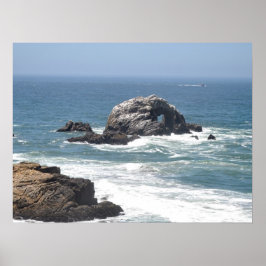 Stille Oceaan, San Francisco, CA Poster